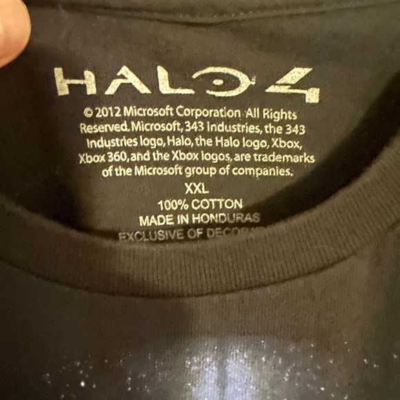 Halo 4 Promo T-Shirt 2012 Microsoft Video Game Men's Size XXL - Picture 4 of 4